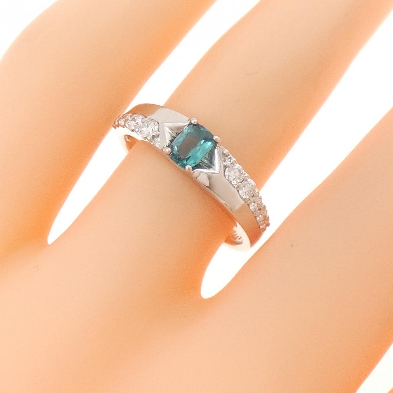 PT900 グランディディエライト リング 0.23CT