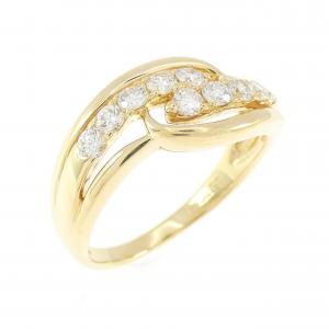 K18YG ダイヤモンド リング 0.53CT