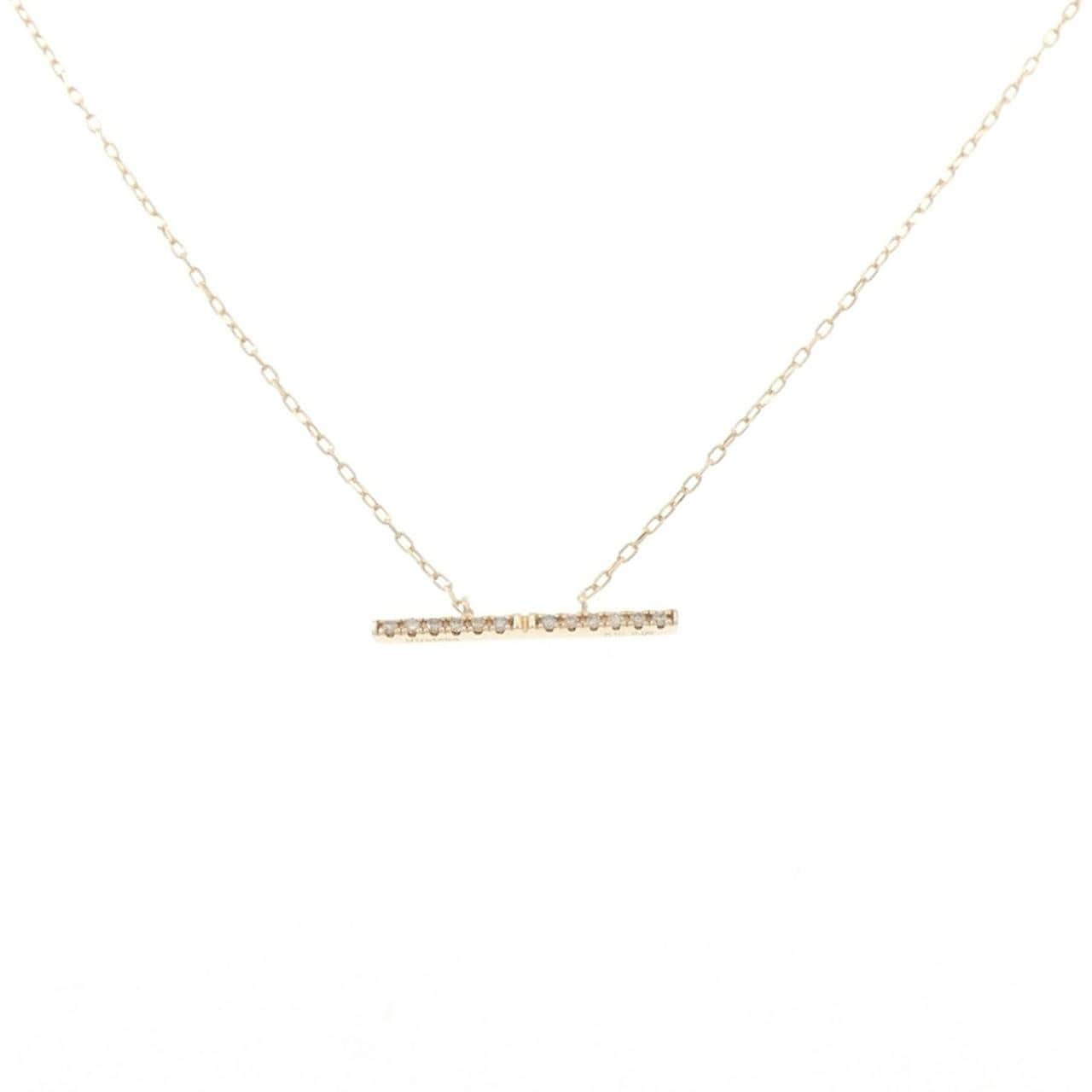ヒロタカ トラペーズ ネックレス 0.06CT