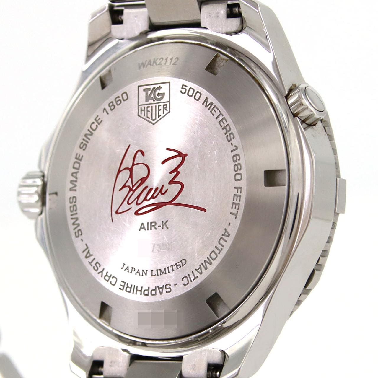 【ノーメンテナンス還元価格】タグ･ホイヤー アクアレーサー･AIR-K2 LIMITED WAK2112.BA0830 SS 自動巻
