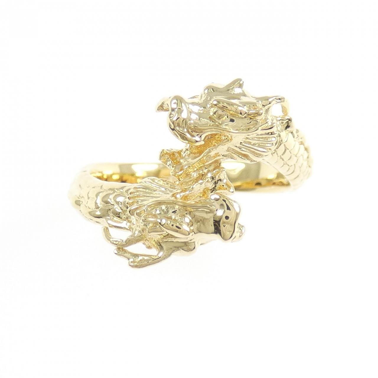 K18YG ドラゴン リング