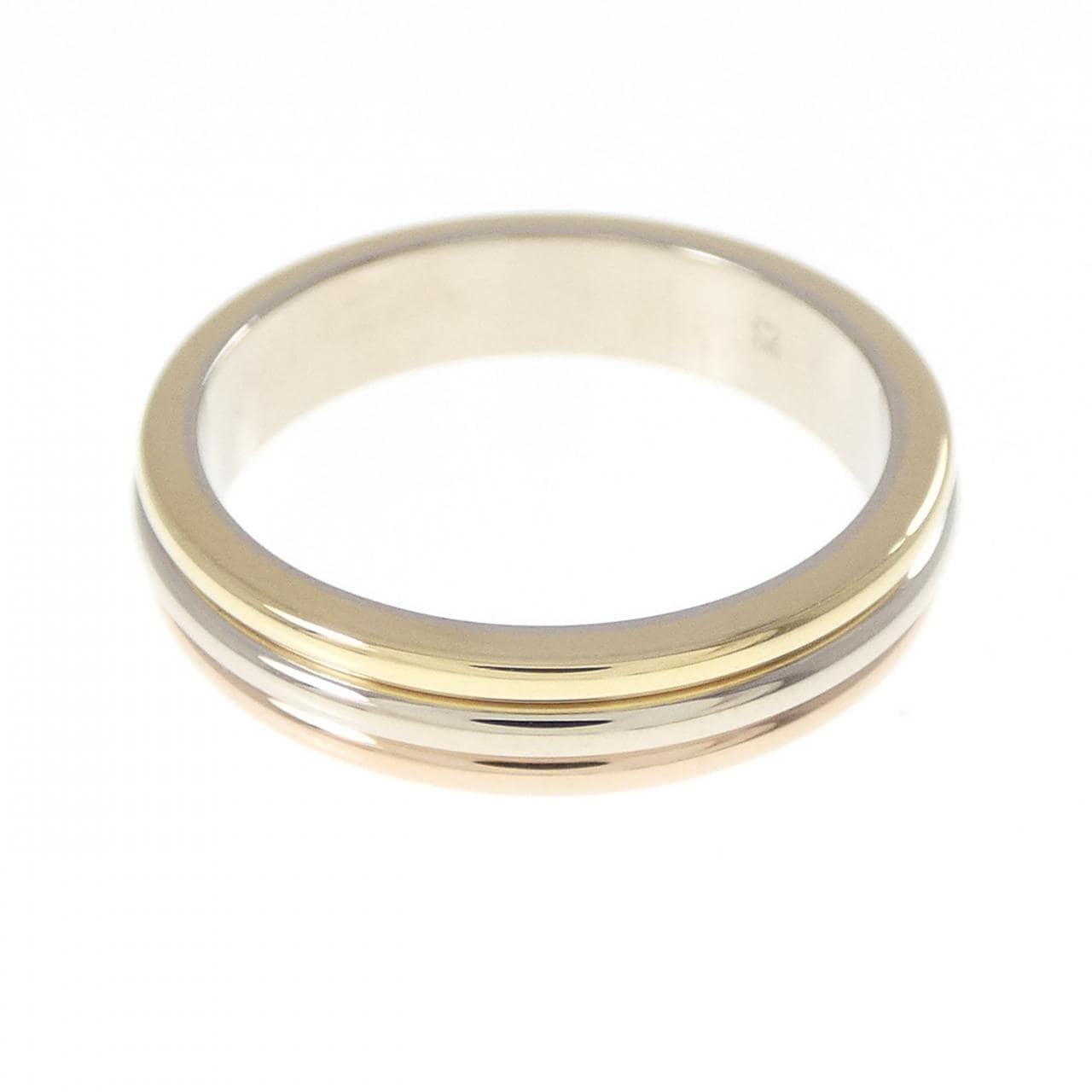 カルティエ スリーゴールドウェディング リング