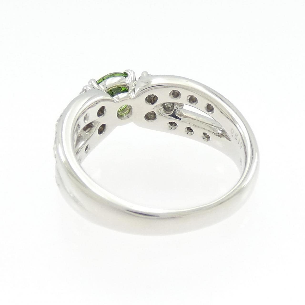 PT900 デマントイドガーネット リング 0.619CT