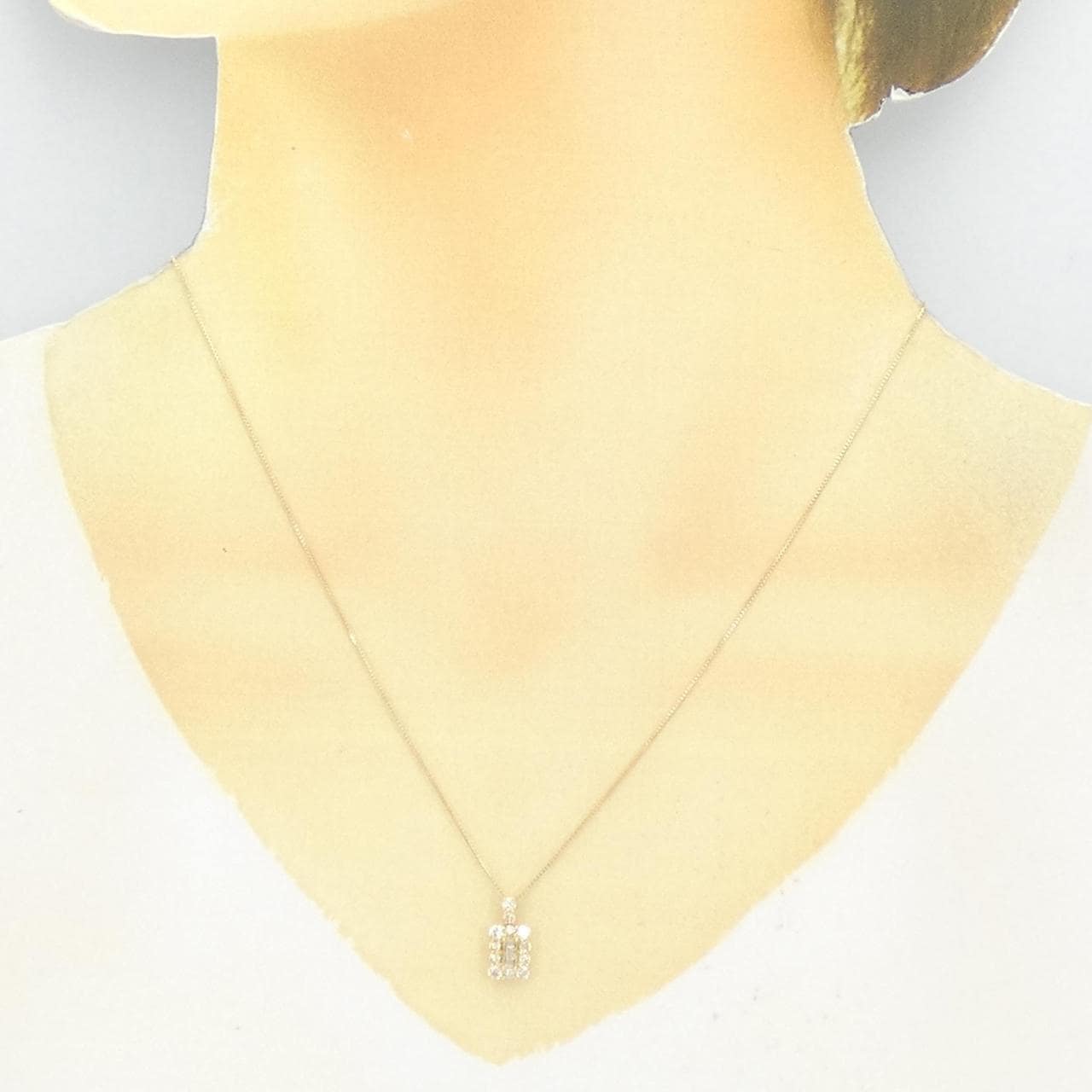 【新品】K18YG ダイヤモンド ネックレス 0.17CT