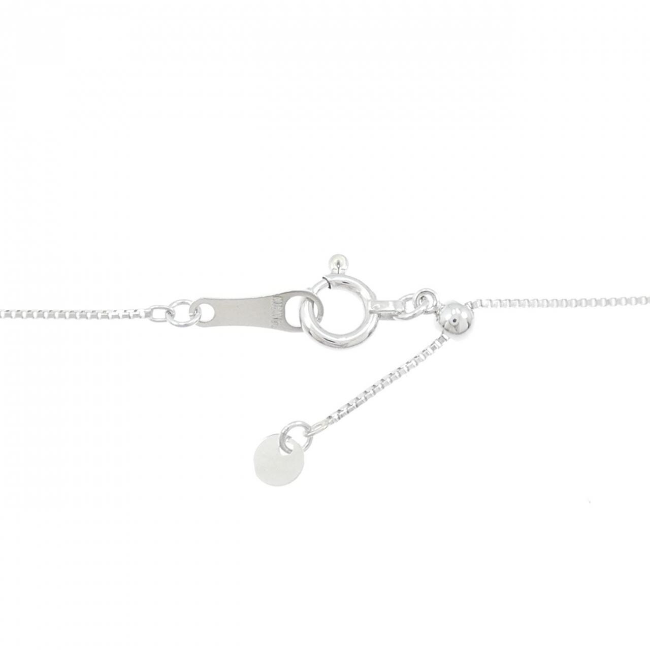 K18WG ダイヤモンド ネックレス 0.20CT