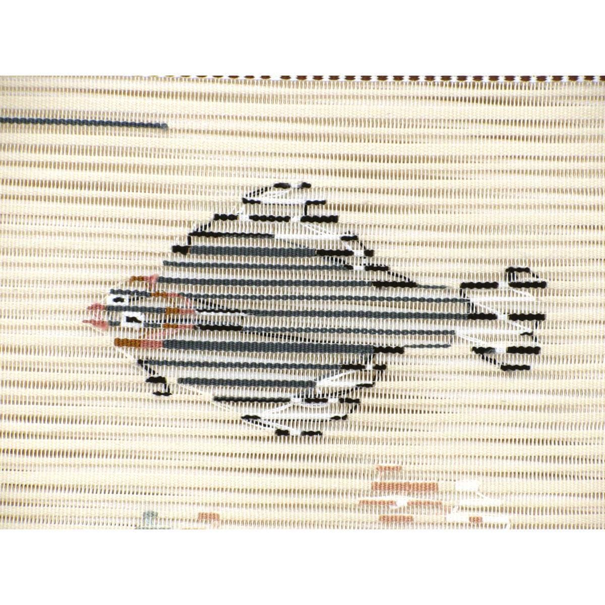 夏名古屋帯　絽綴織