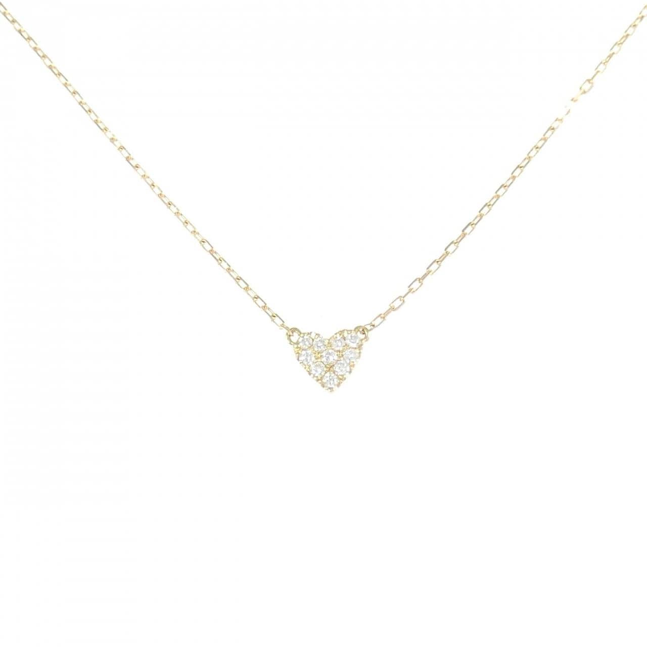 アーカー ハート ダイヤモンド ネックレス 0.05CT