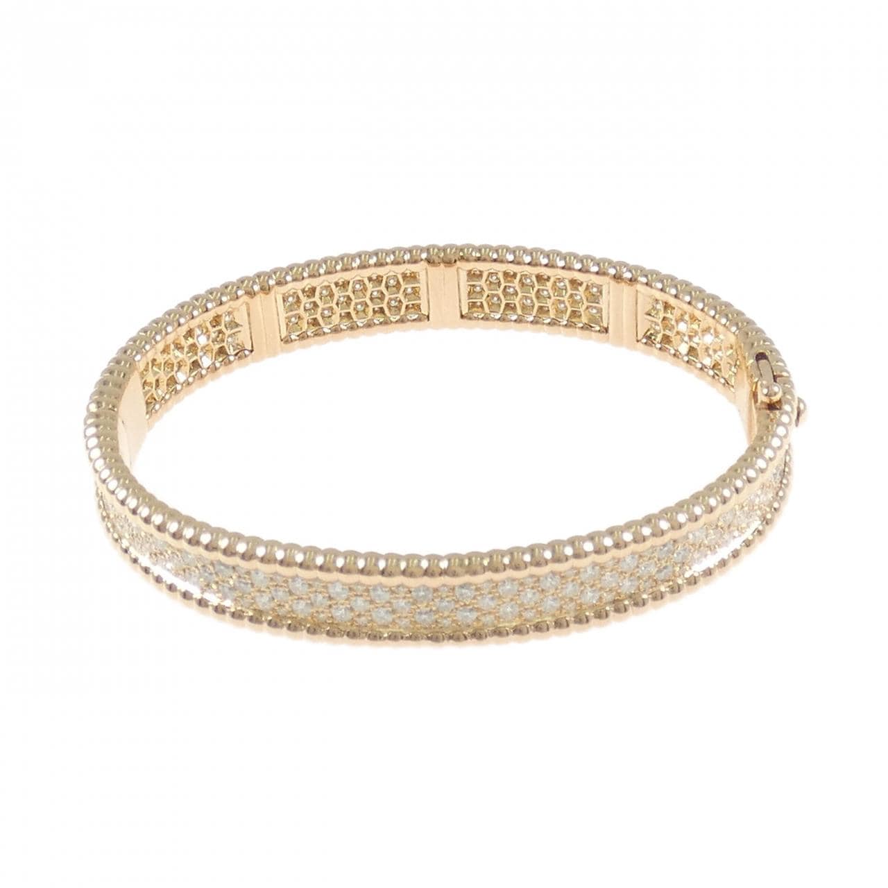 ヴァンクリーフ&アーペル ペルレ ダイヤモンド  ミディアム バングル