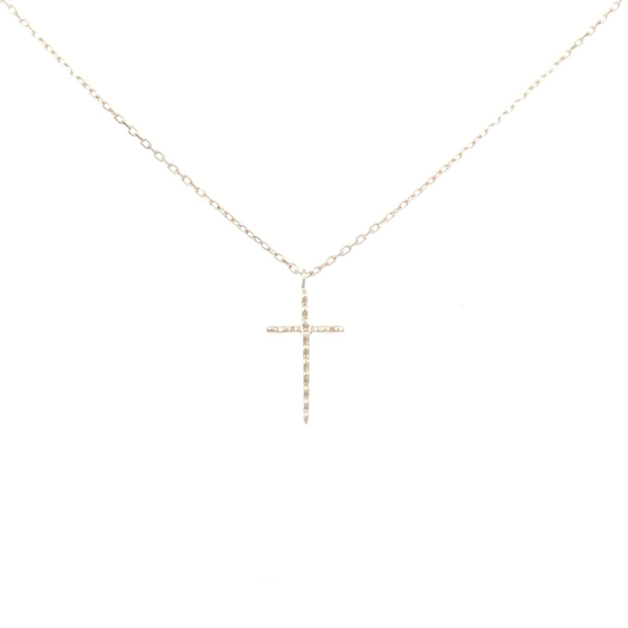 K10PG クロス ネックレス