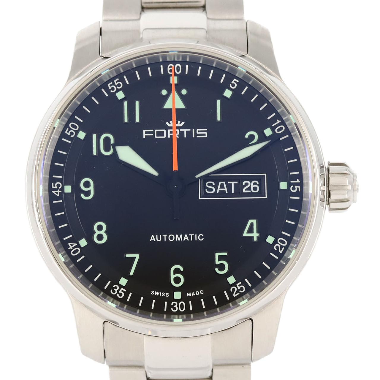 【ノーメンテナンス還元価格】フォルティス フリーガープロ 704.21.158/704.21.11M SS 自動巻