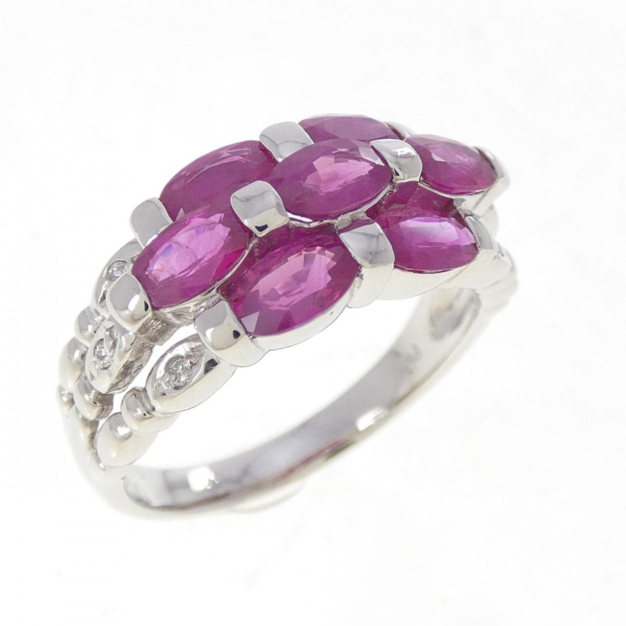 PT900 ルビー リング 1.98CT