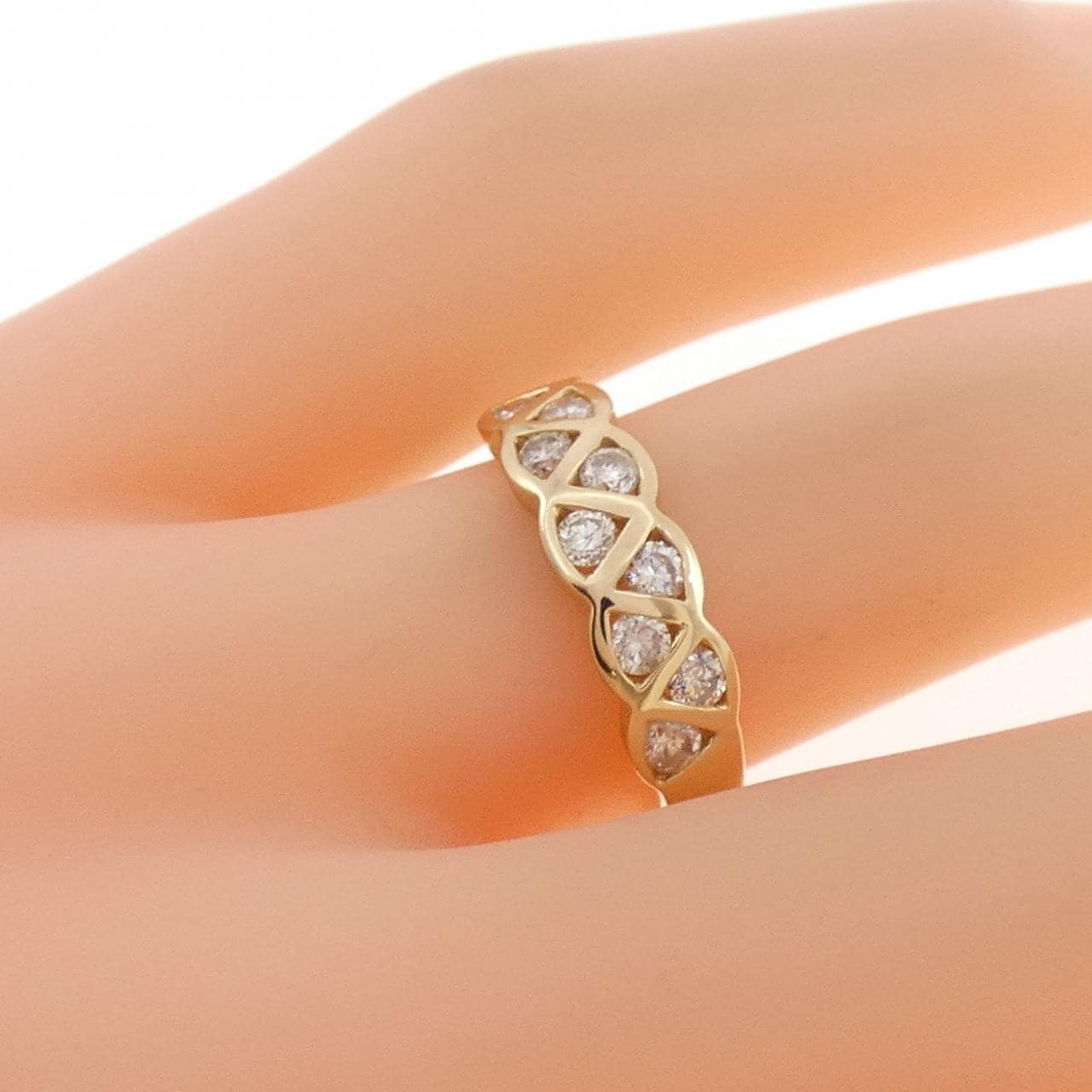 K18YG ダイヤモンド リング 0.50CT