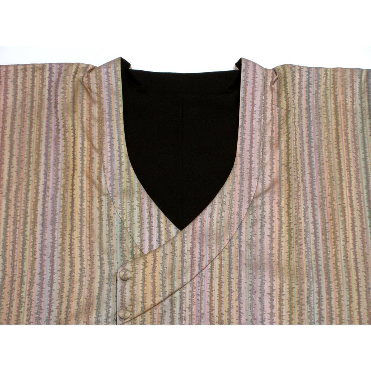 Michiyuki coat with Chiyoda collar, reversible, shawl included