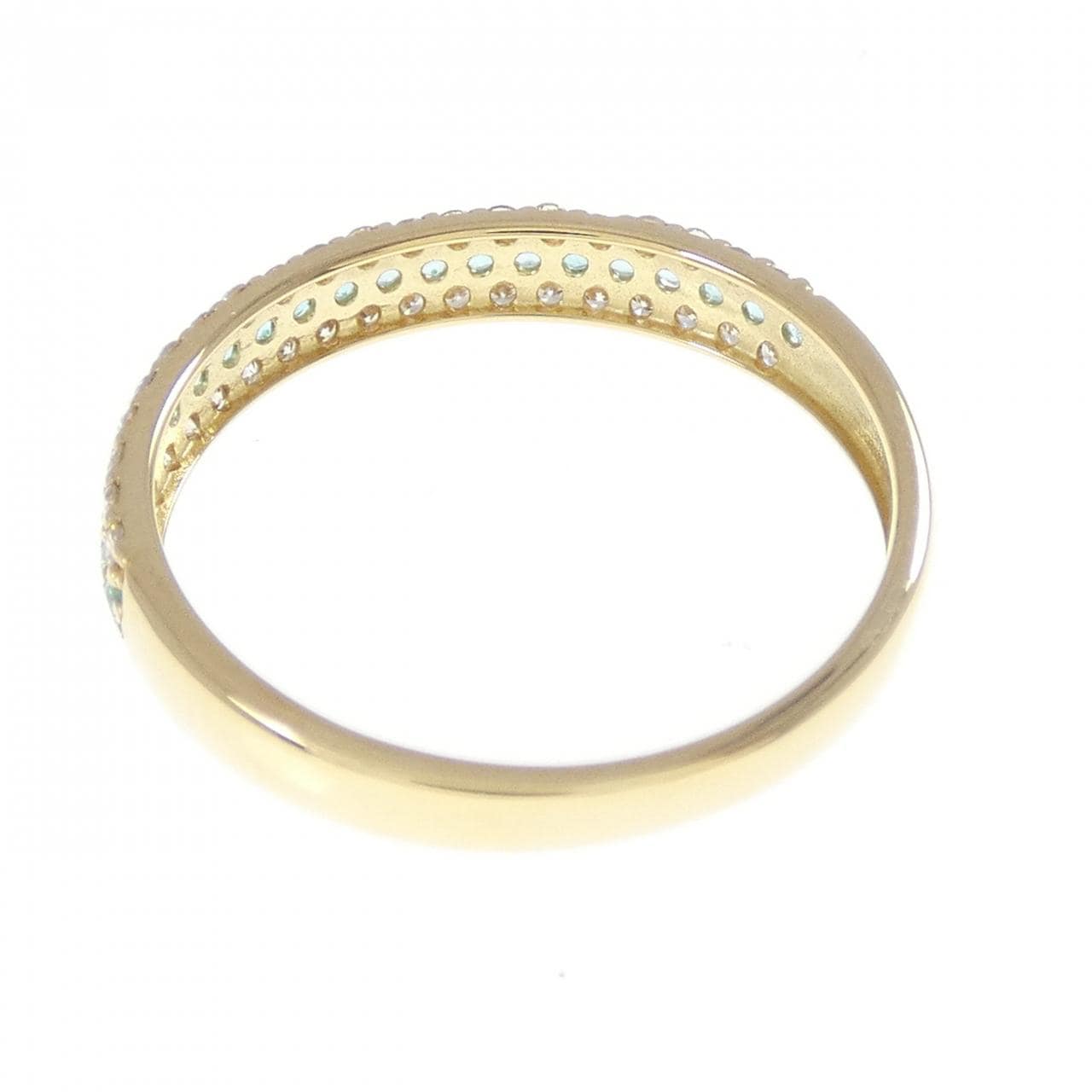 K18YG トルマリン リング 0.10CT