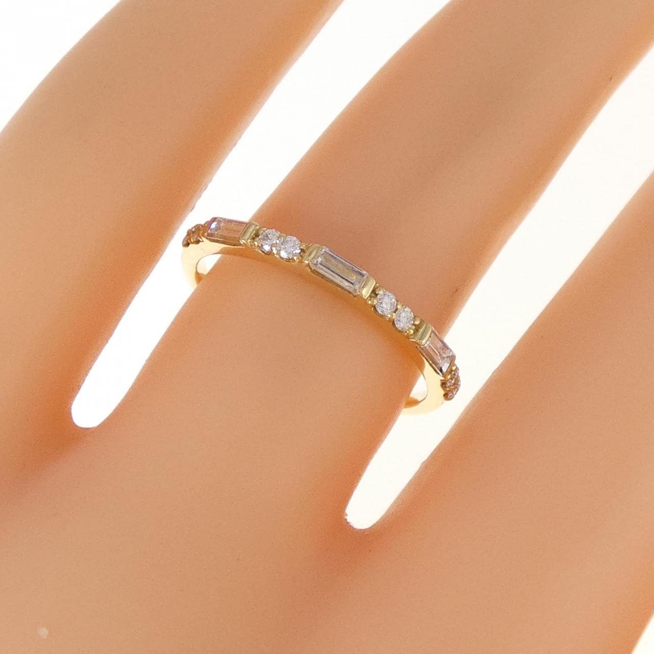 K18YG ダイヤモンド リング 0.31CT