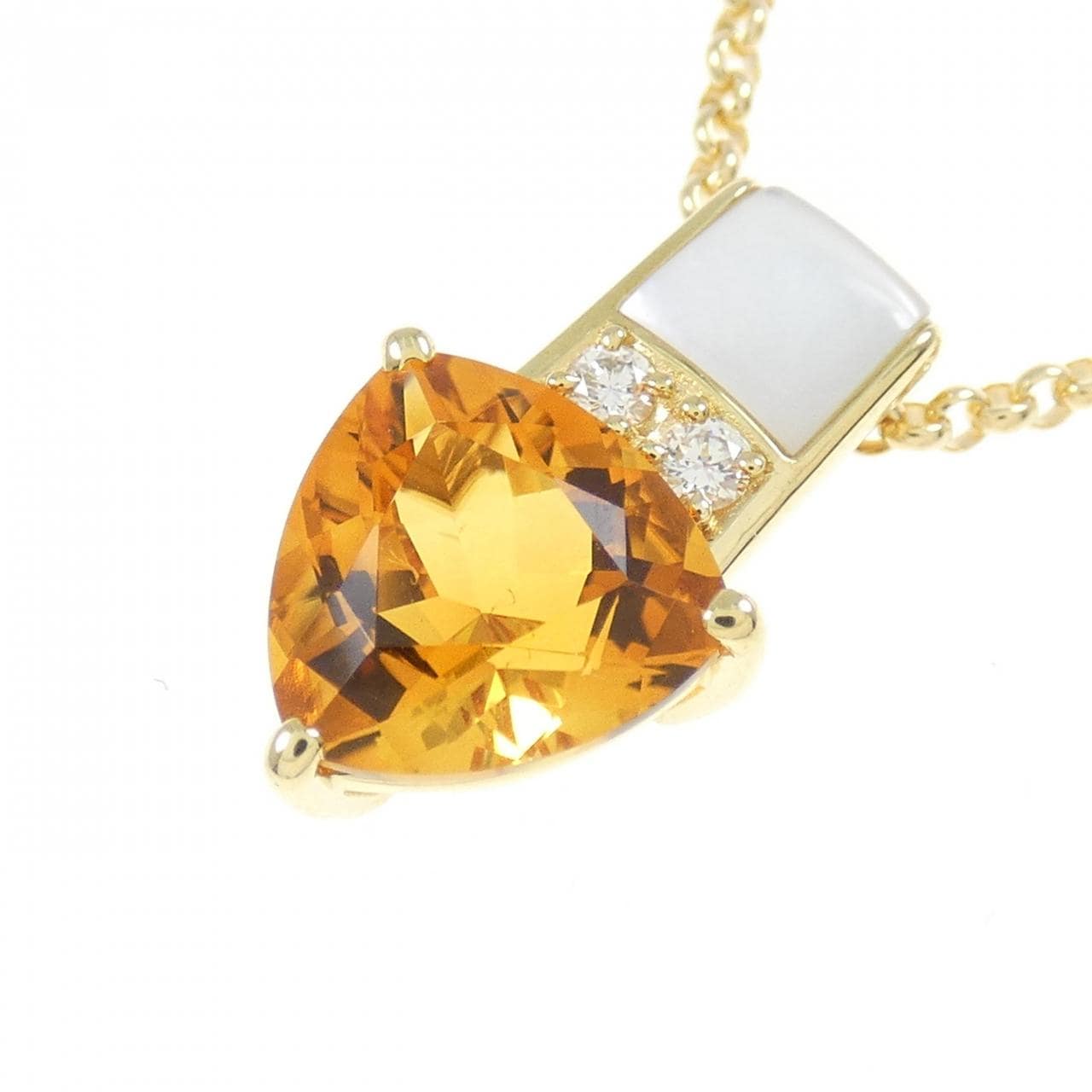 Tasaki citrine necklace