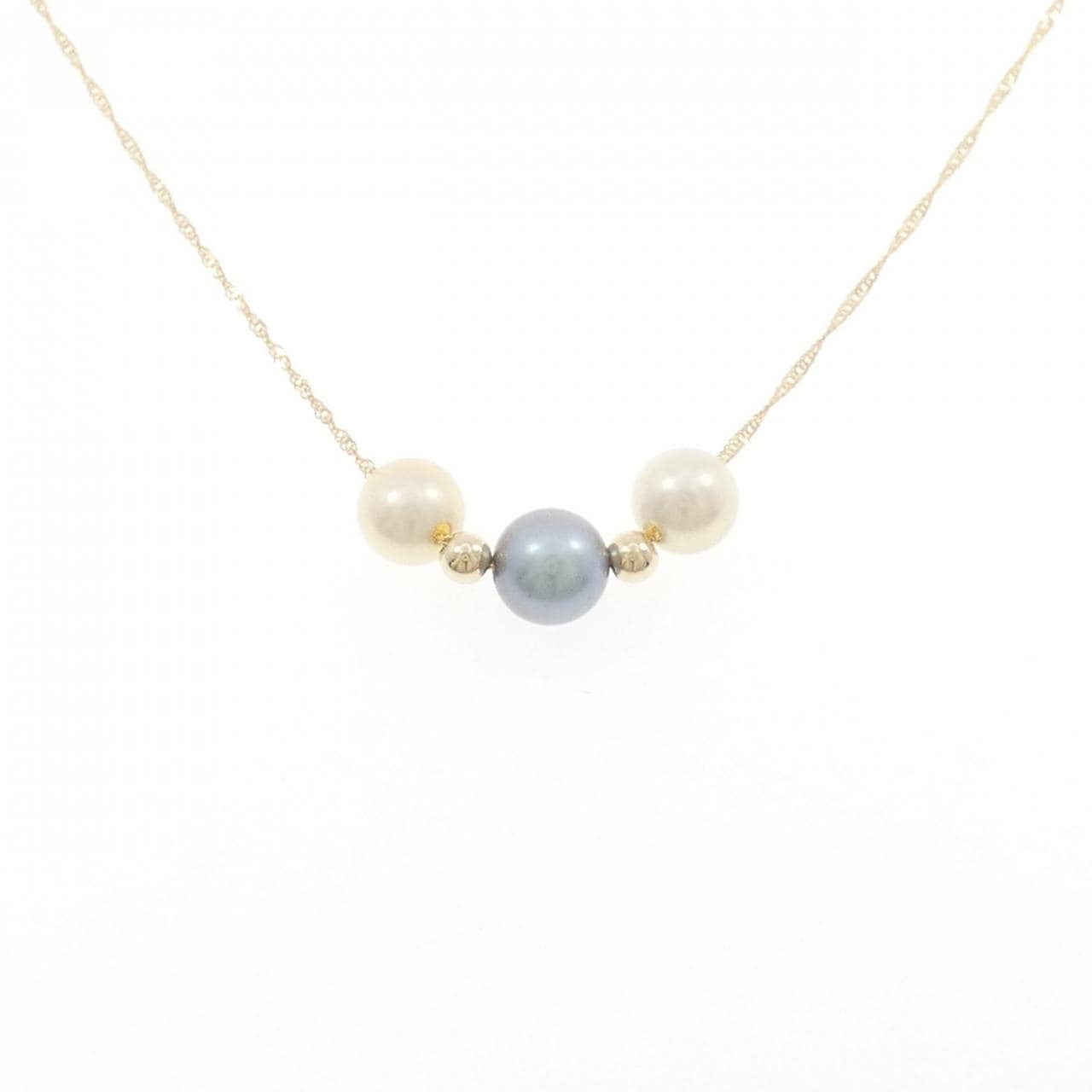 K18YG アコヤパール ネックレス