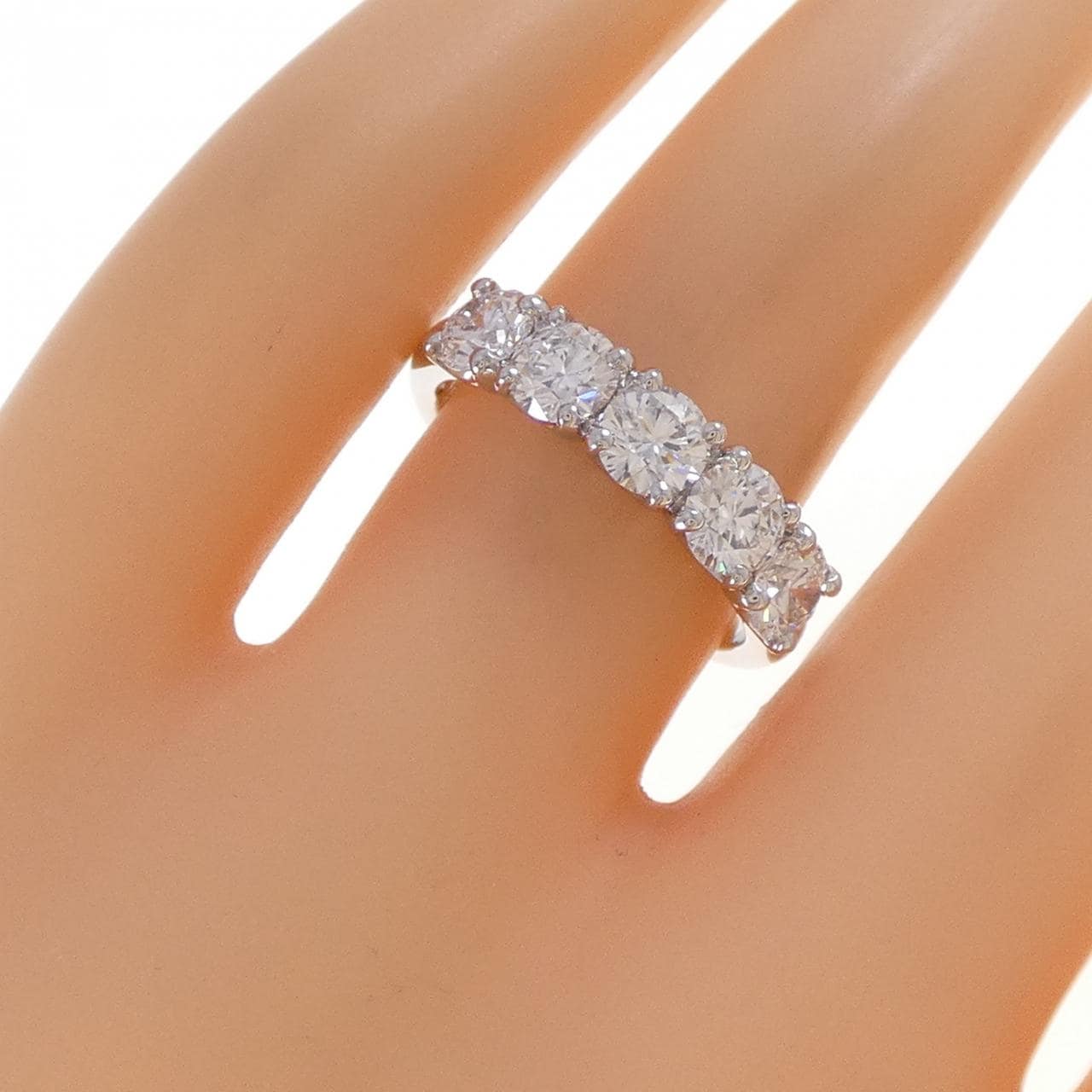【リメイク】PT900 ダイヤモンド リング 1.582CT E-F VVS1-2 EXT