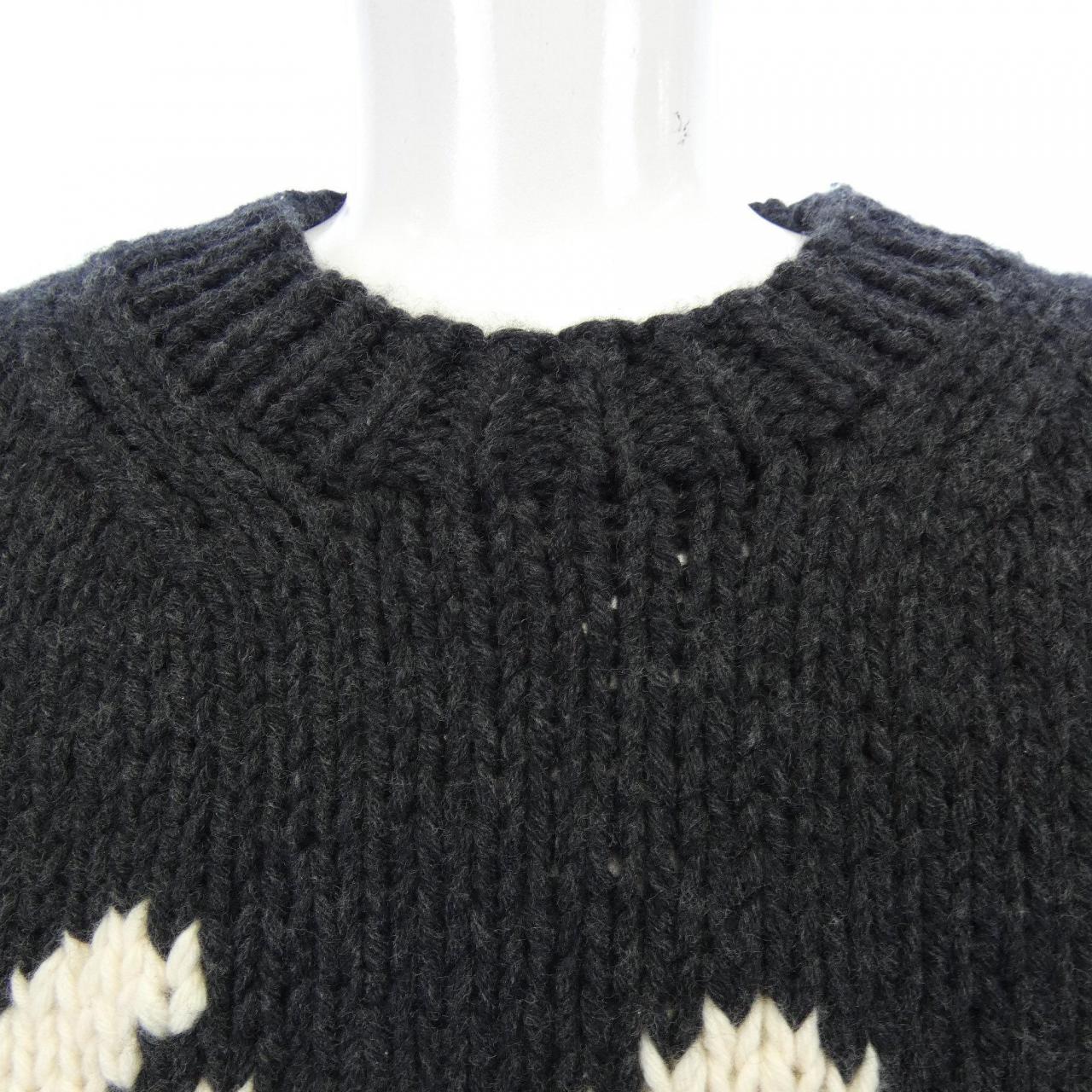 ルイヴィトン LOUIS VUITTON LVプレインチャンキークルーネック HLN96WTPA ニット