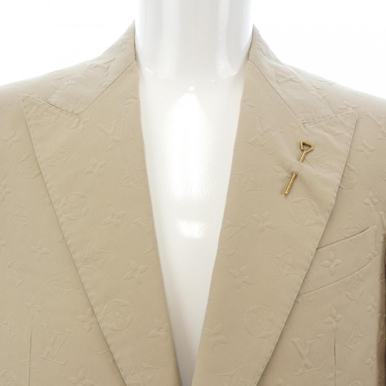 ルイヴィトン LOUIS VUITTON エンボスモノグラムシングルブレステッドジャケット HKJ42EZDC ジャケット