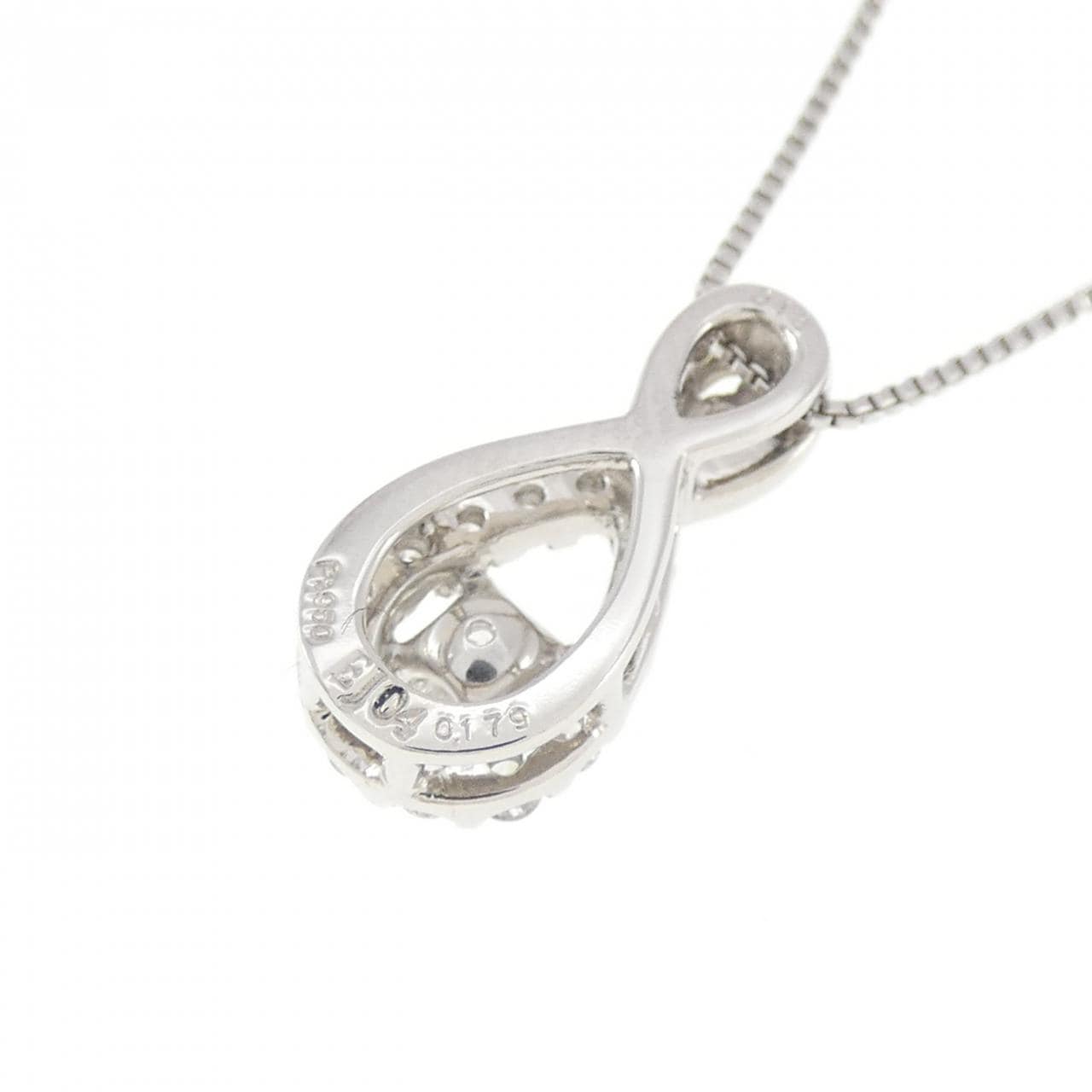 PT950/PT850 ダイヤモンド ネックレス 0.179CT