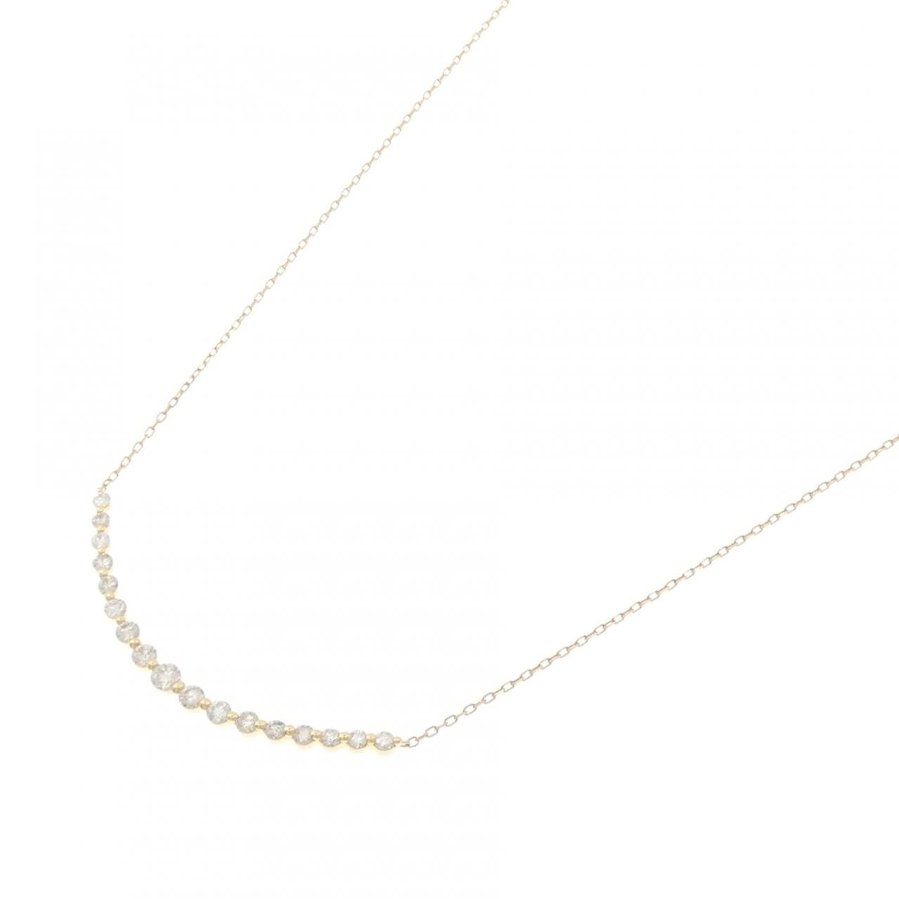 K18YG ダイヤモンド ネックレス 1.00CT