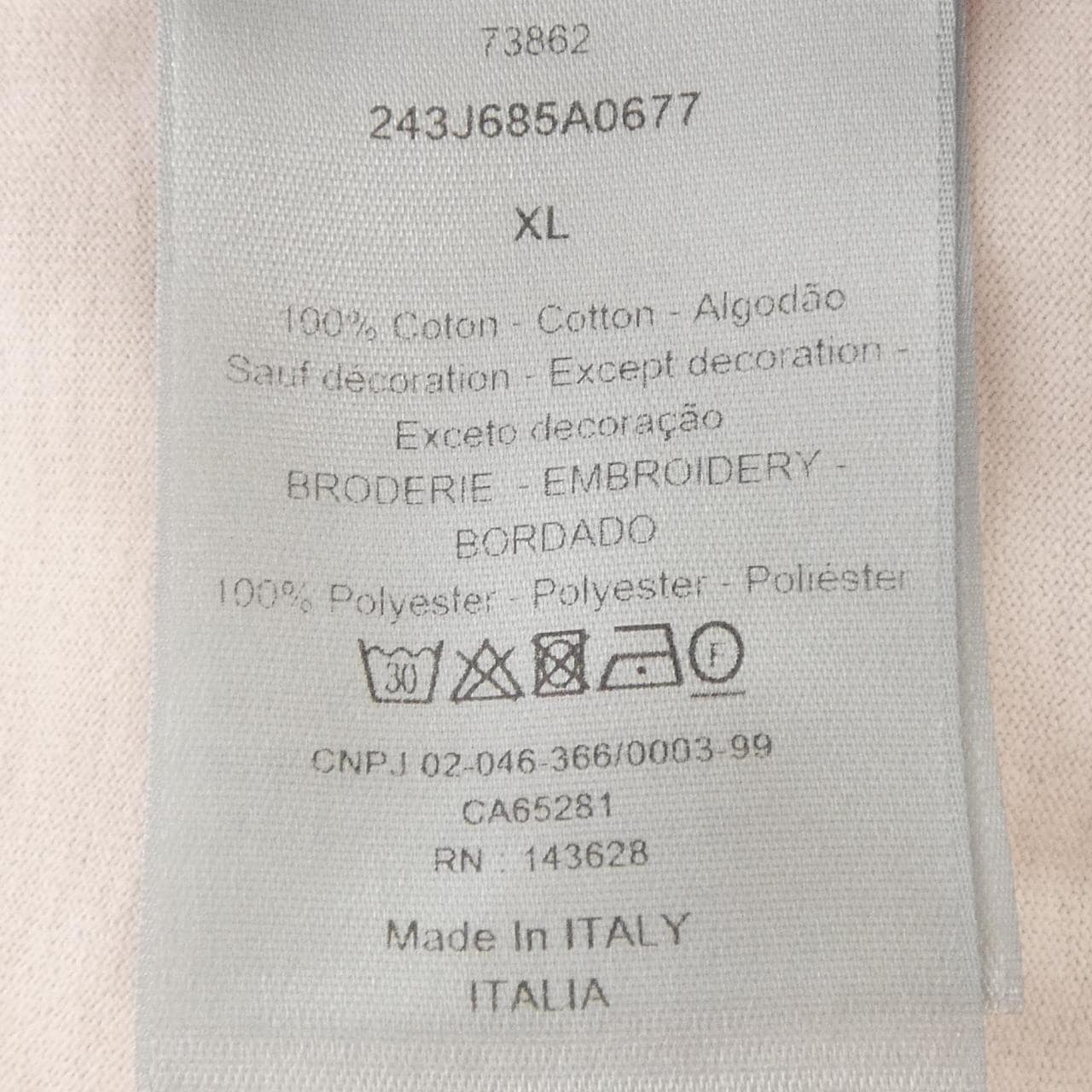 ディオール DIOR JARDIN 243J685A0677 Tシャツ