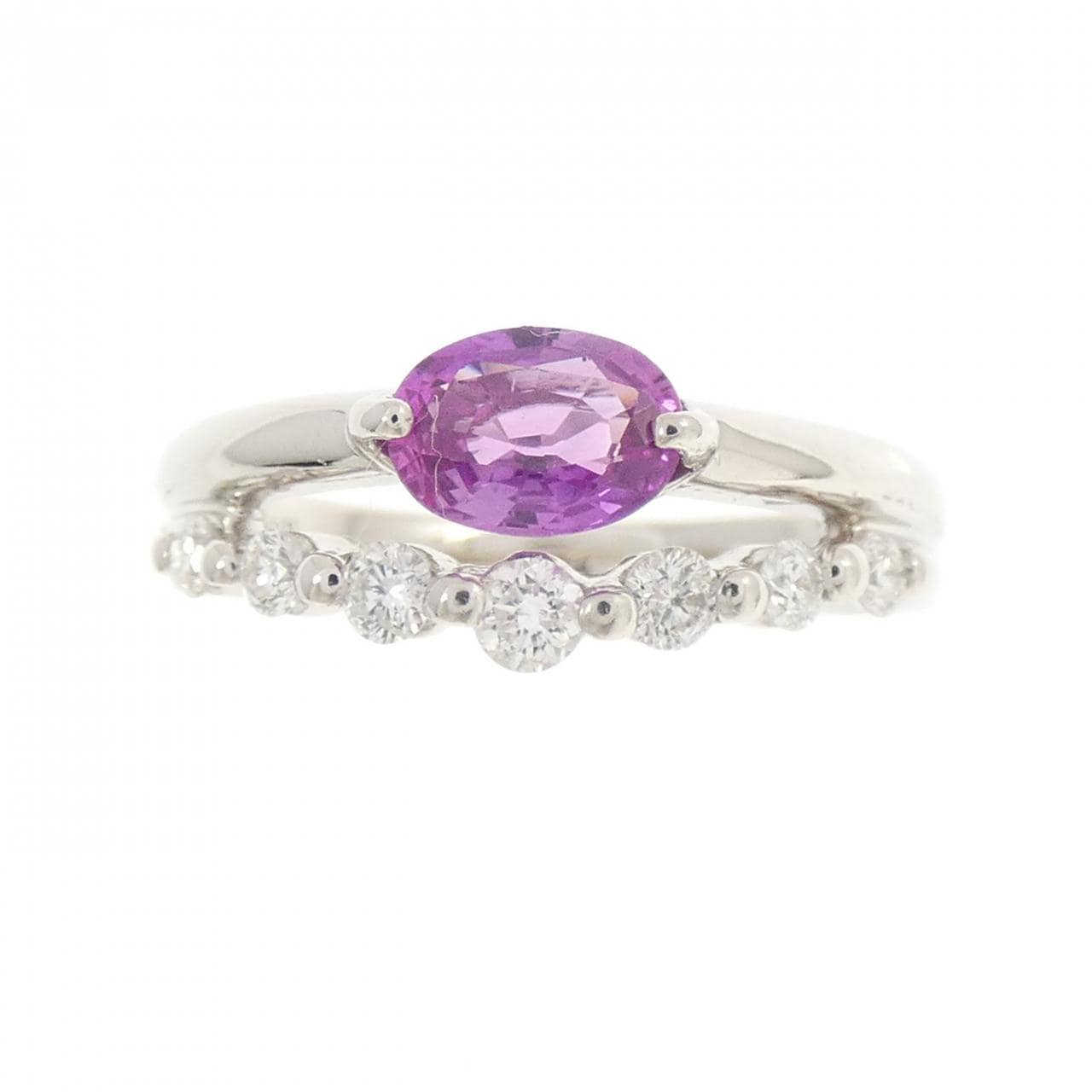 PT900 サファイヤ リング 0.68CT