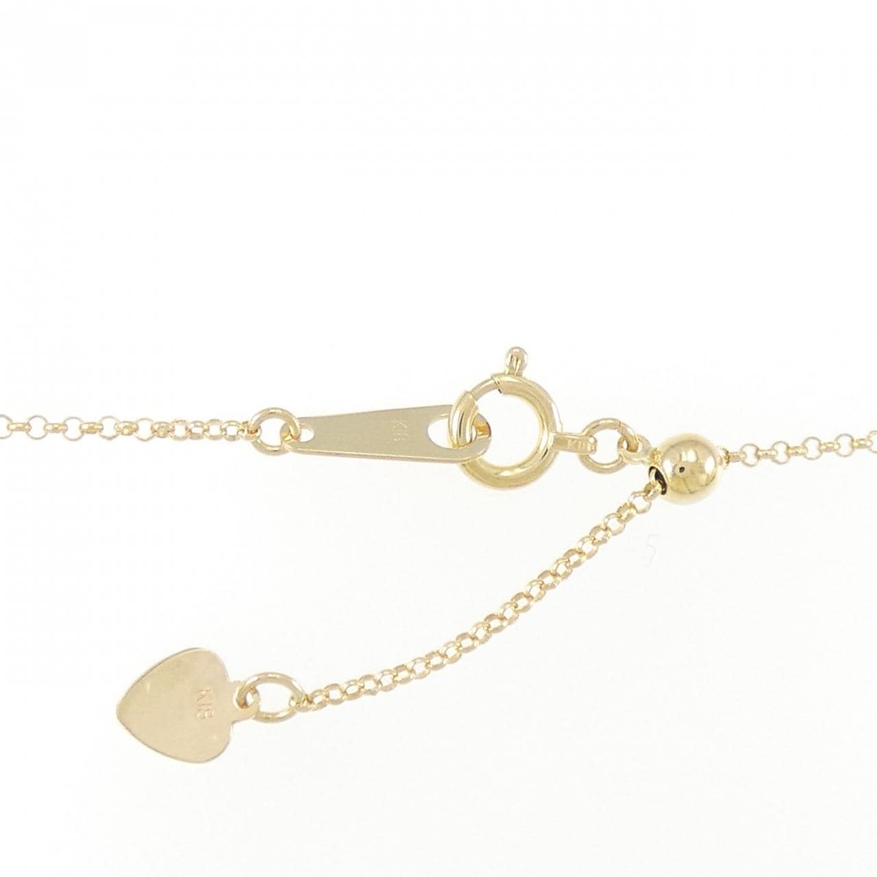K18YG ダイヤモンド ネックレス 0.16CT