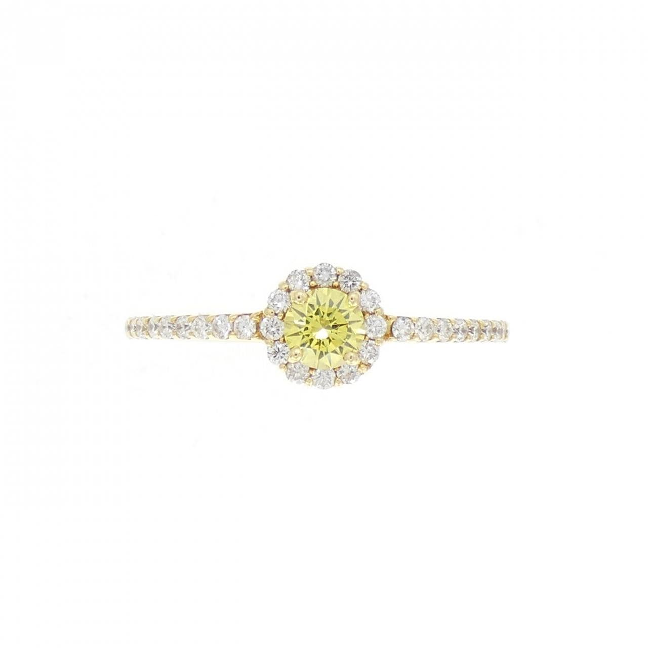 K18YG ダイヤモンド リング 0.220CT