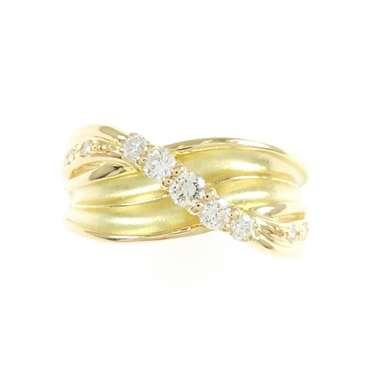 K18YG ダイヤモンド リング 0.24CT