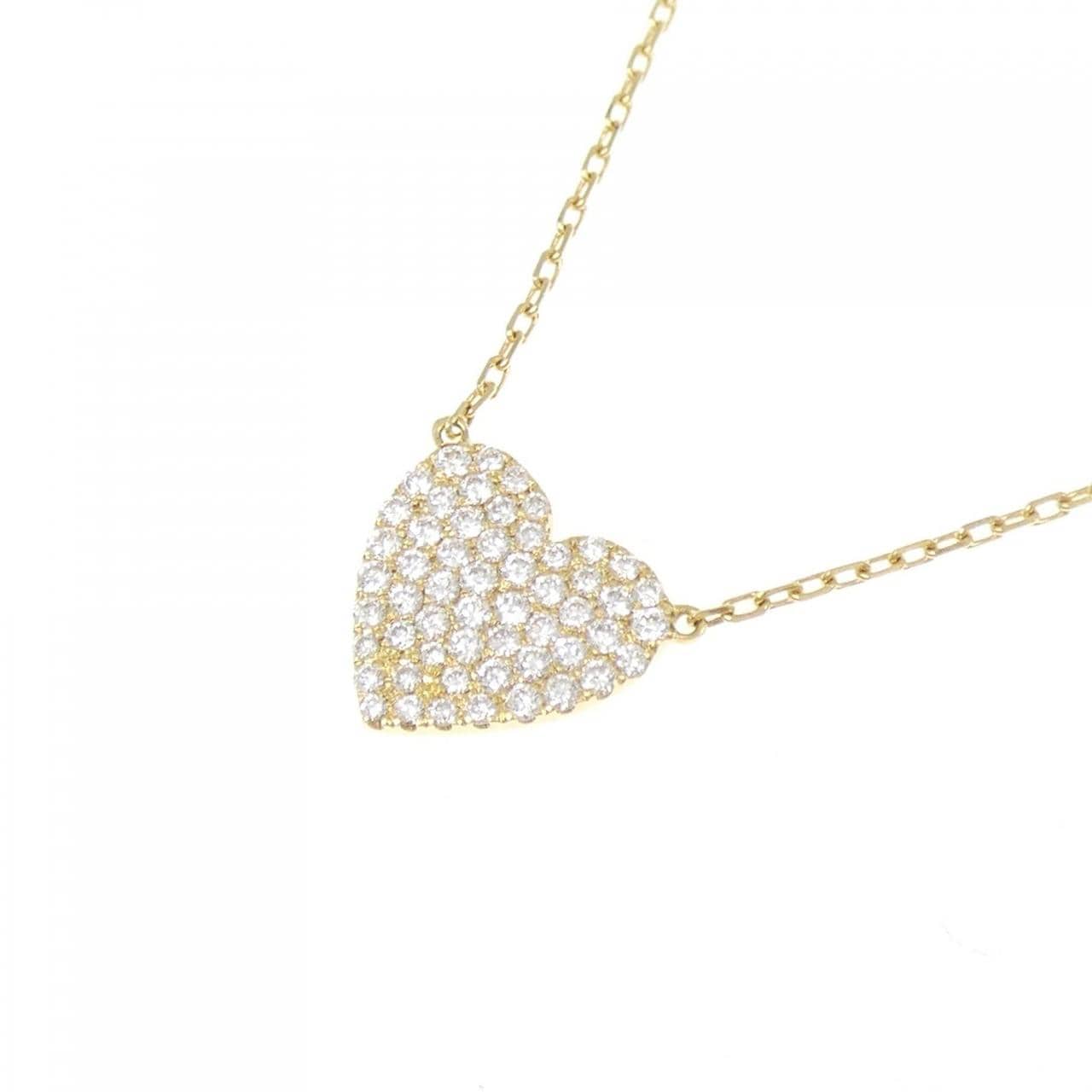 アーカー ハート パヴェ ミディ ネックレス 0.25CT