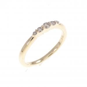 K10PG ダイヤモンド ピンキーリング 0.05CT