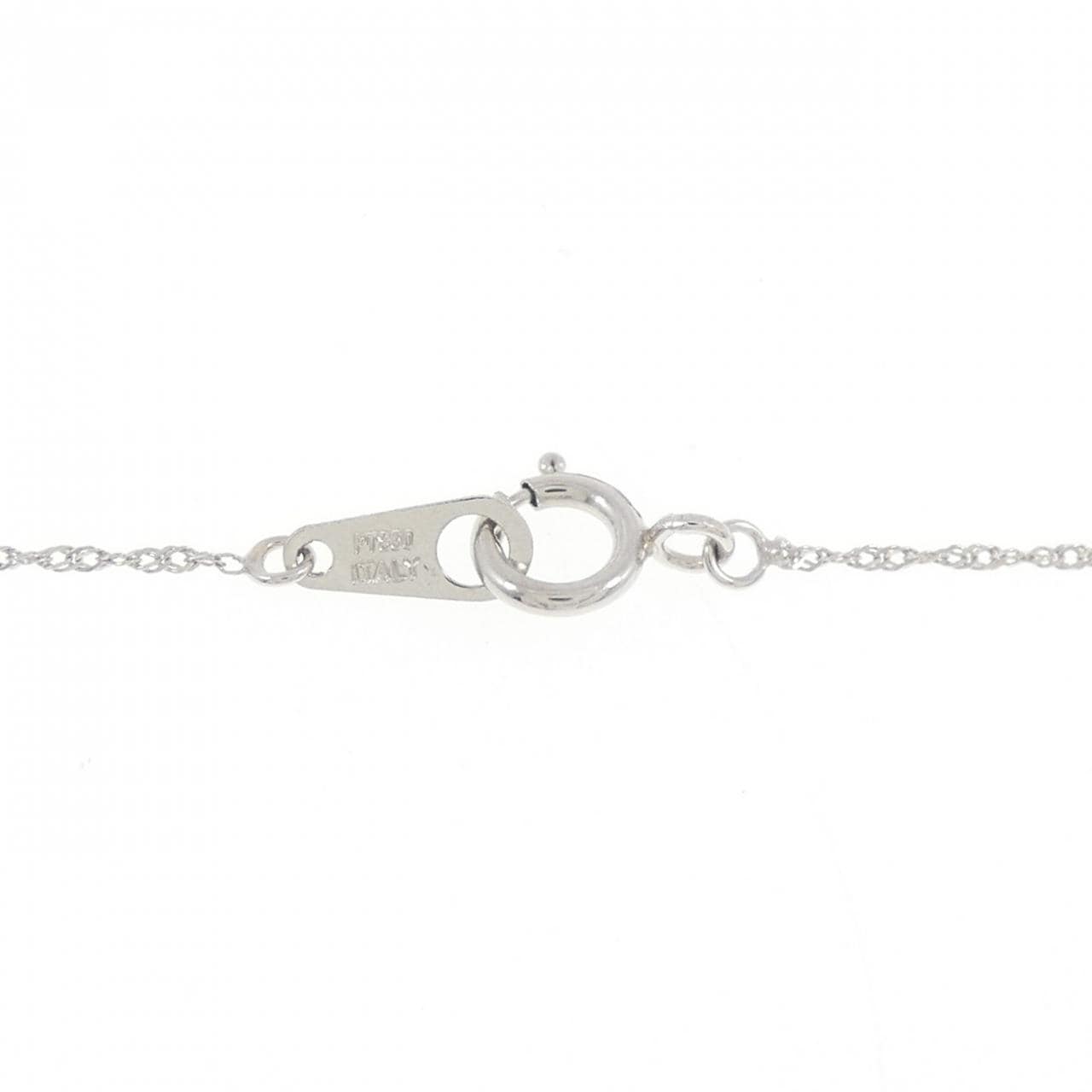 PT/PT850 クロス ダイヤモンド ネックレス 0.3CT