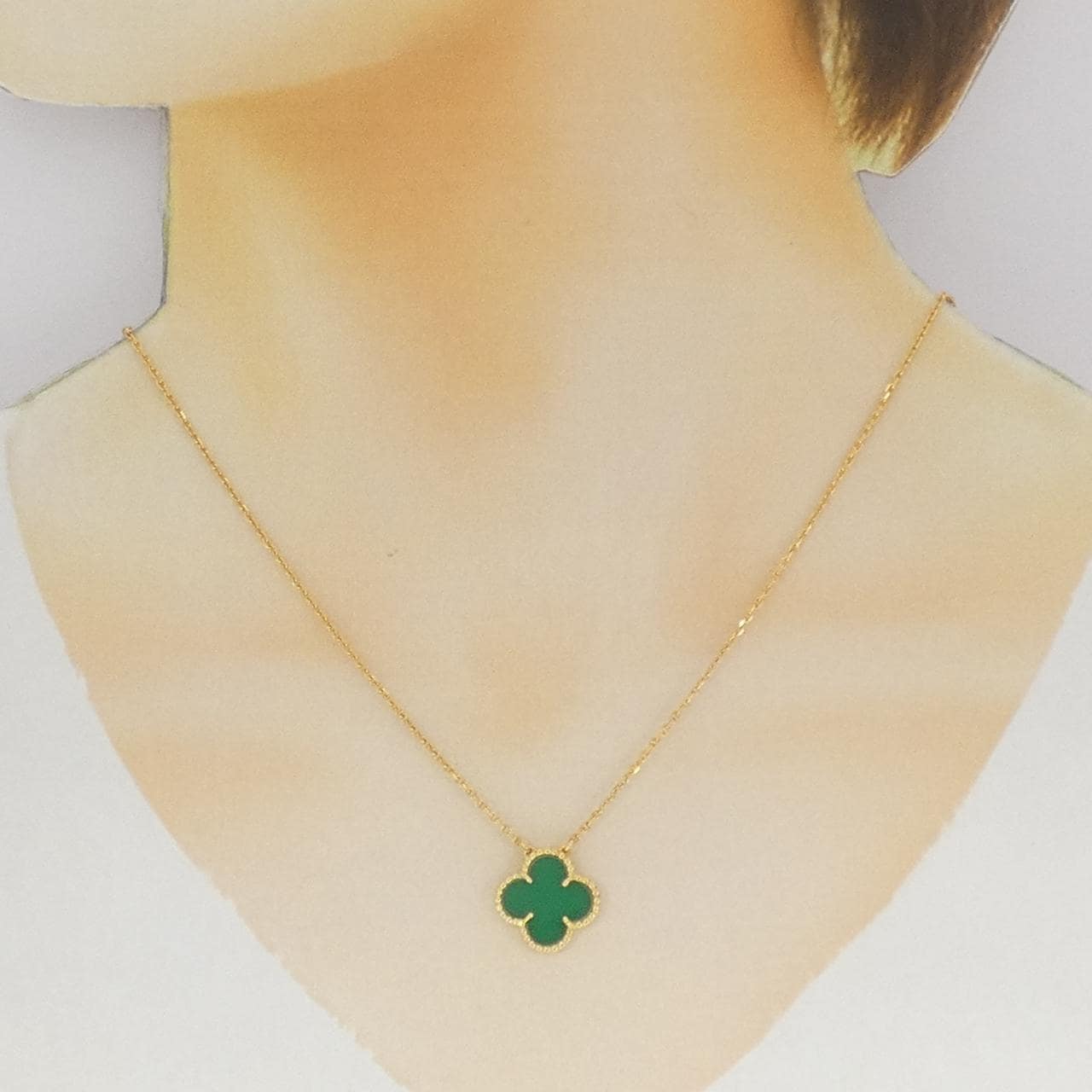 【ヴィンテージ】ヴァンクリーフ&アーペル カルセドニー ネックレス