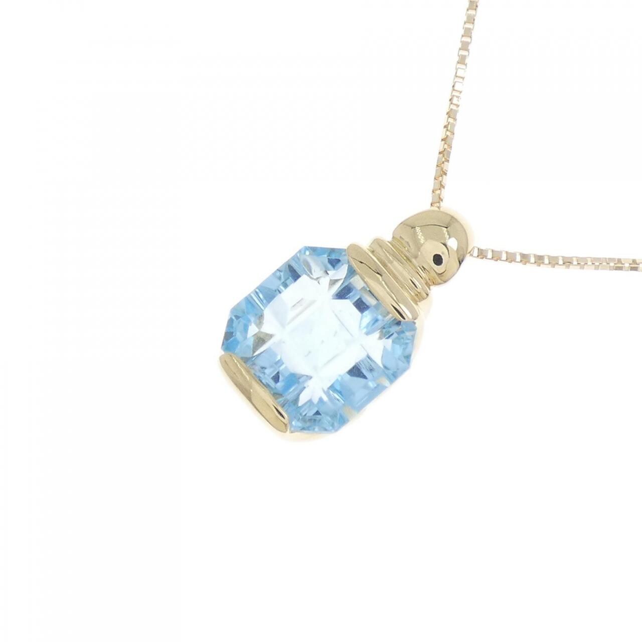 コメ兵｜K18YG ブルートパーズ ネックレス 4.41CT｜ジュエリー