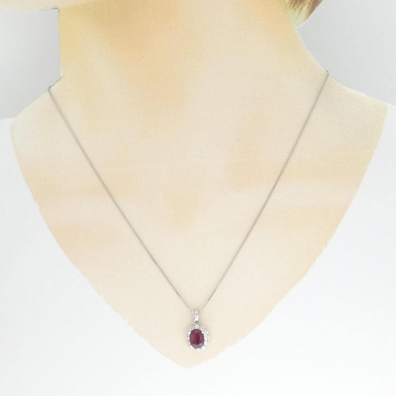[Remake] PT Ruby Necklace 2.124CT Made in Burma