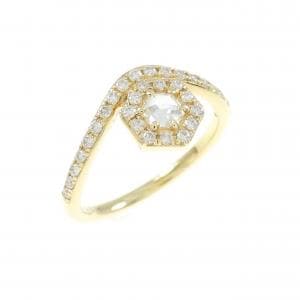 【新品】K18YG ダイヤモンド ピンキー リング 0.14CT