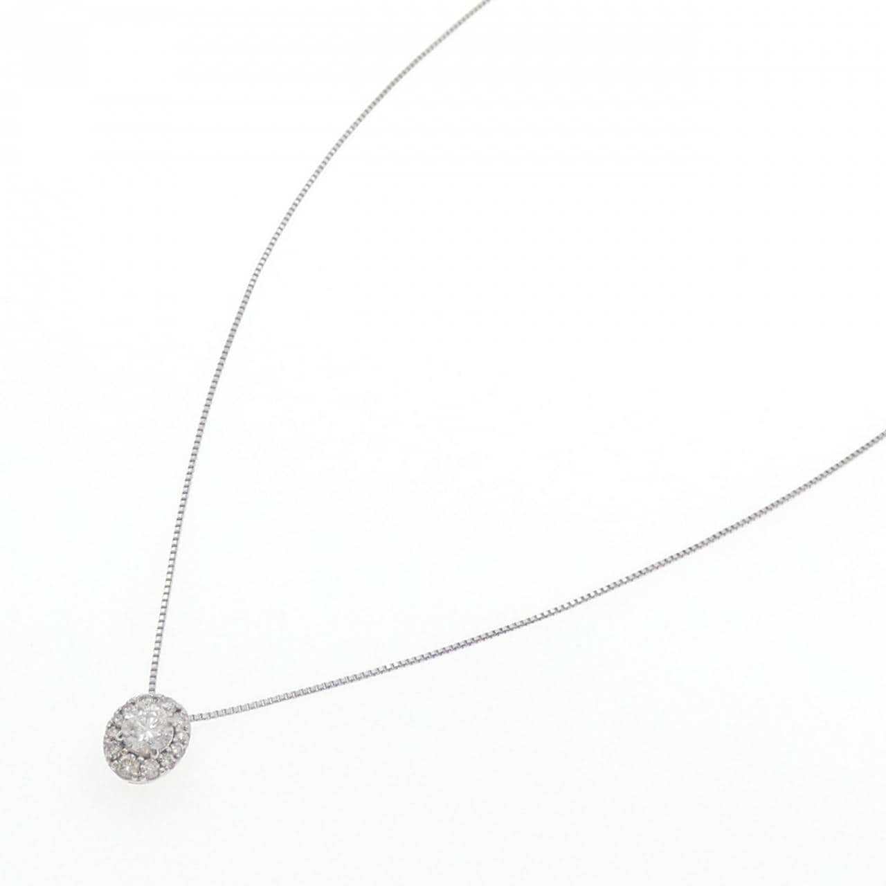 PT900/PT850 ダイヤモンド ネックレス 0.216CT