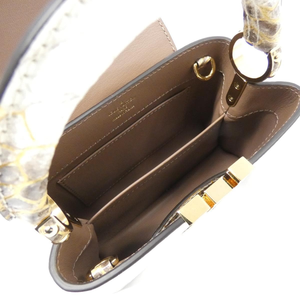 [Unused items] LOUIS VUITTON Exotic Leather Capucines MINI N98156 Bag