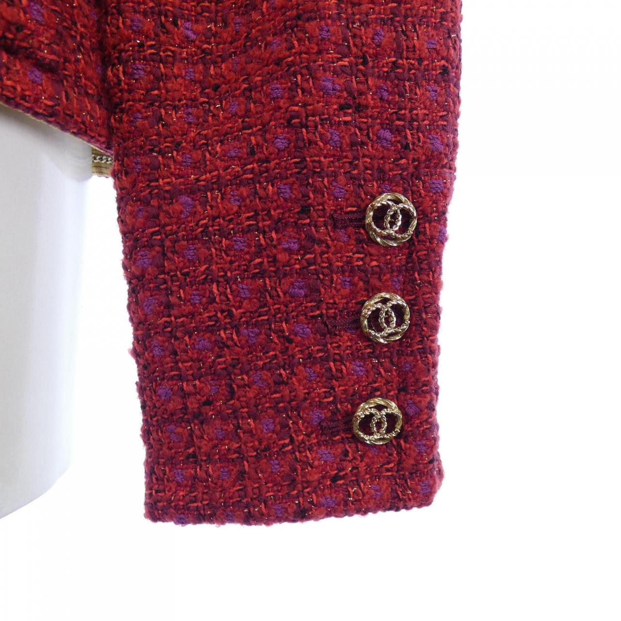 シャネル CHANEL LOOK7 P75484V60450 23B ノーカラージャケット