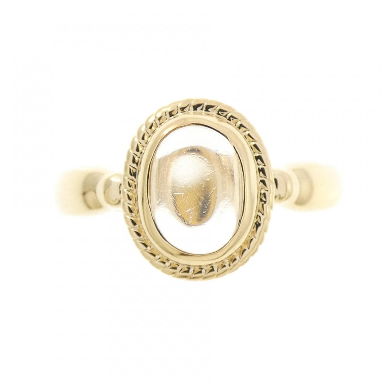 K18YG ムーンストーン リング