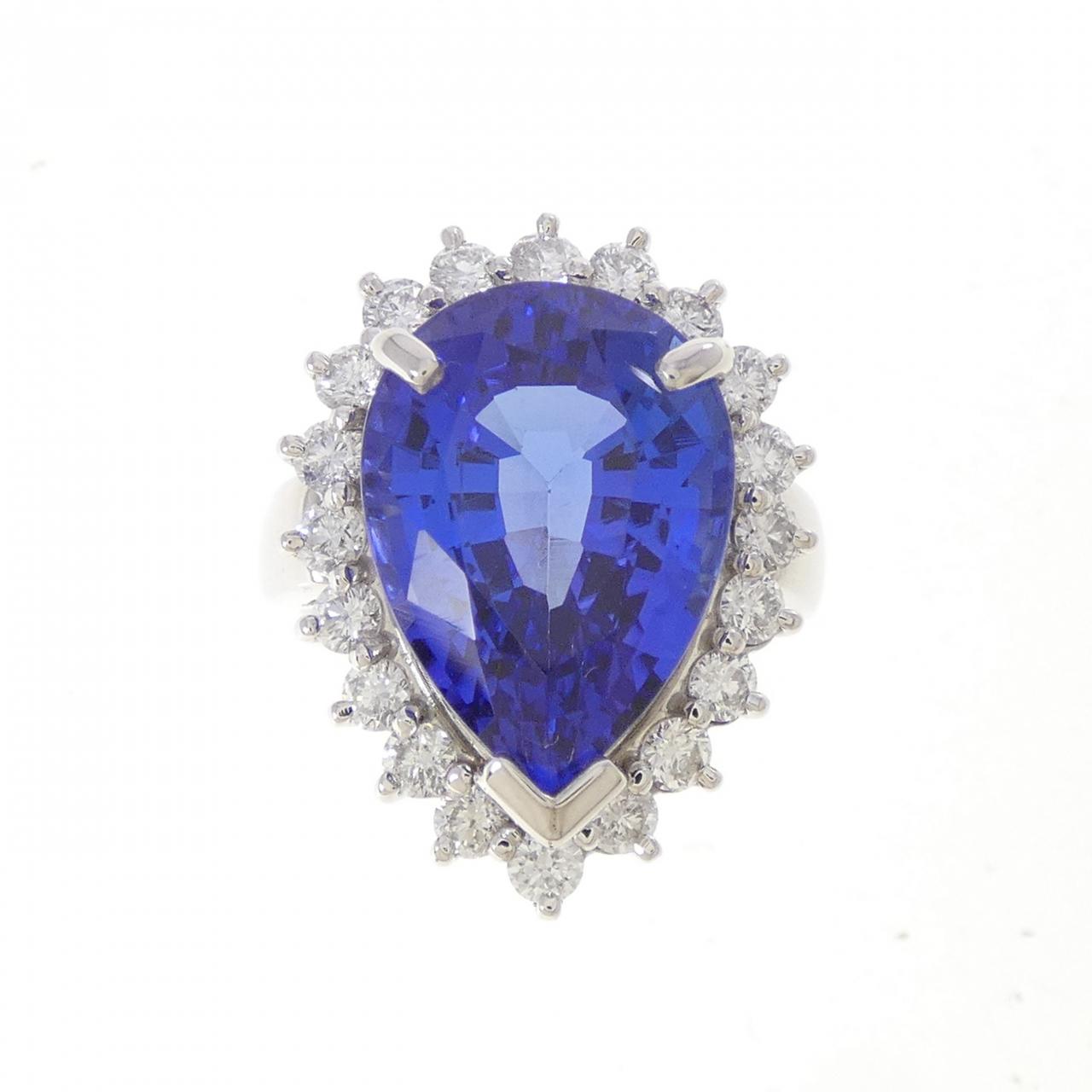 PT900 タンザナイト リング 10.41CT