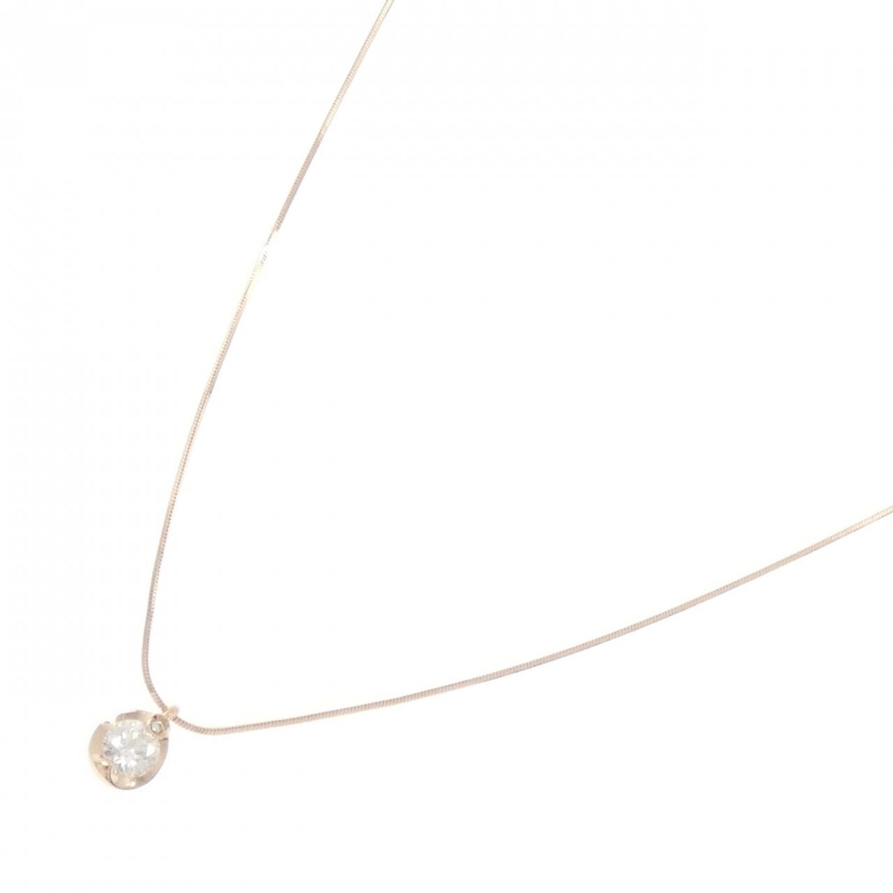 K18PG ダイヤモンド ネックレス 0.30CT