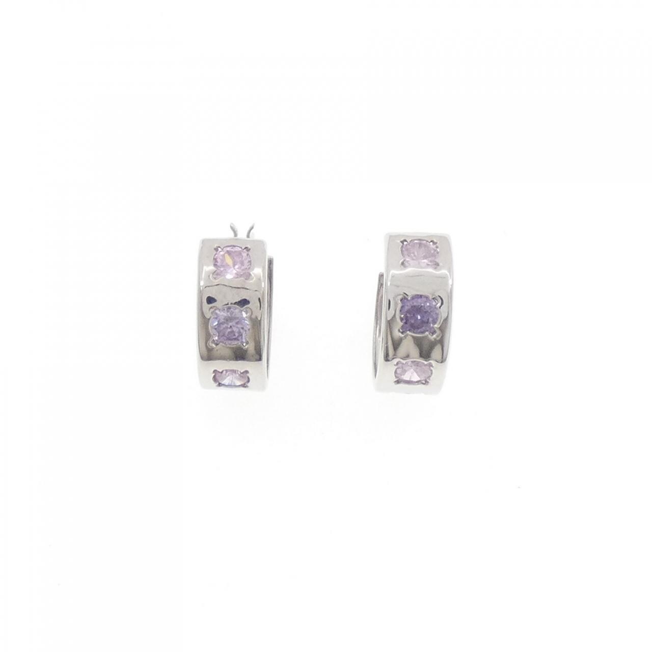 K14WG キュービック ピアス
