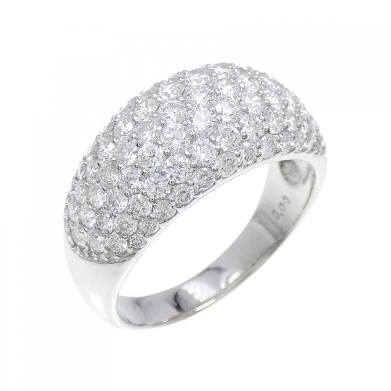 PT Pave Diamond Ring 2.00CT