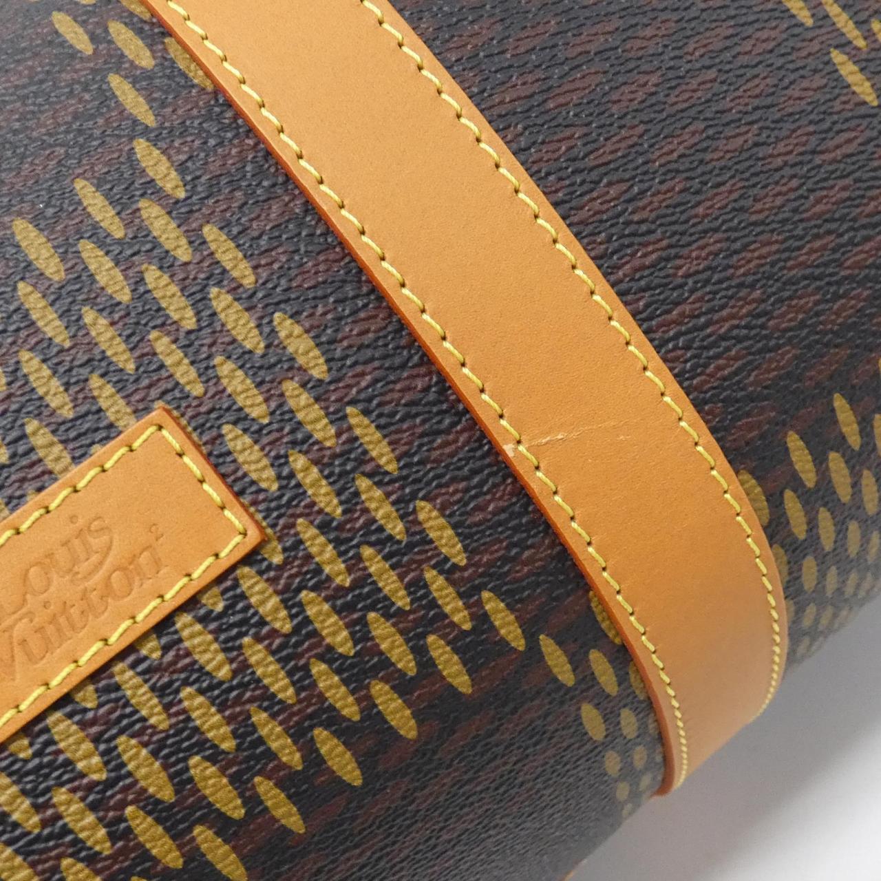 ルイヴィトン ダミエ ジャイアント(LVスクエアード) キーポル バンドリエール 50cm N40360 ボストンバッグ