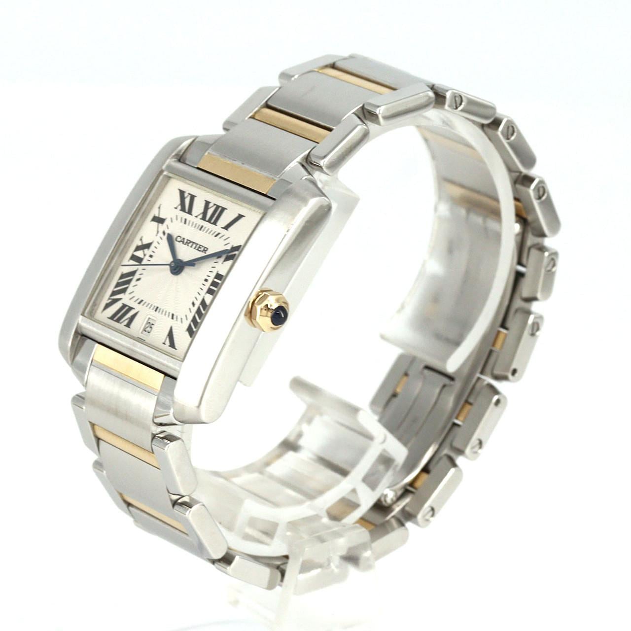 カルティエ タンクフランセーズLM コンビ W51005Q4 SSxYG 自動巻