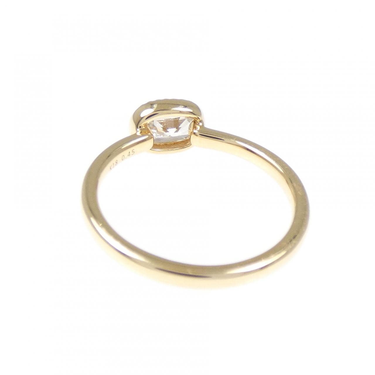 【新品】K18YG ダイヤモンド リング 0.45CT