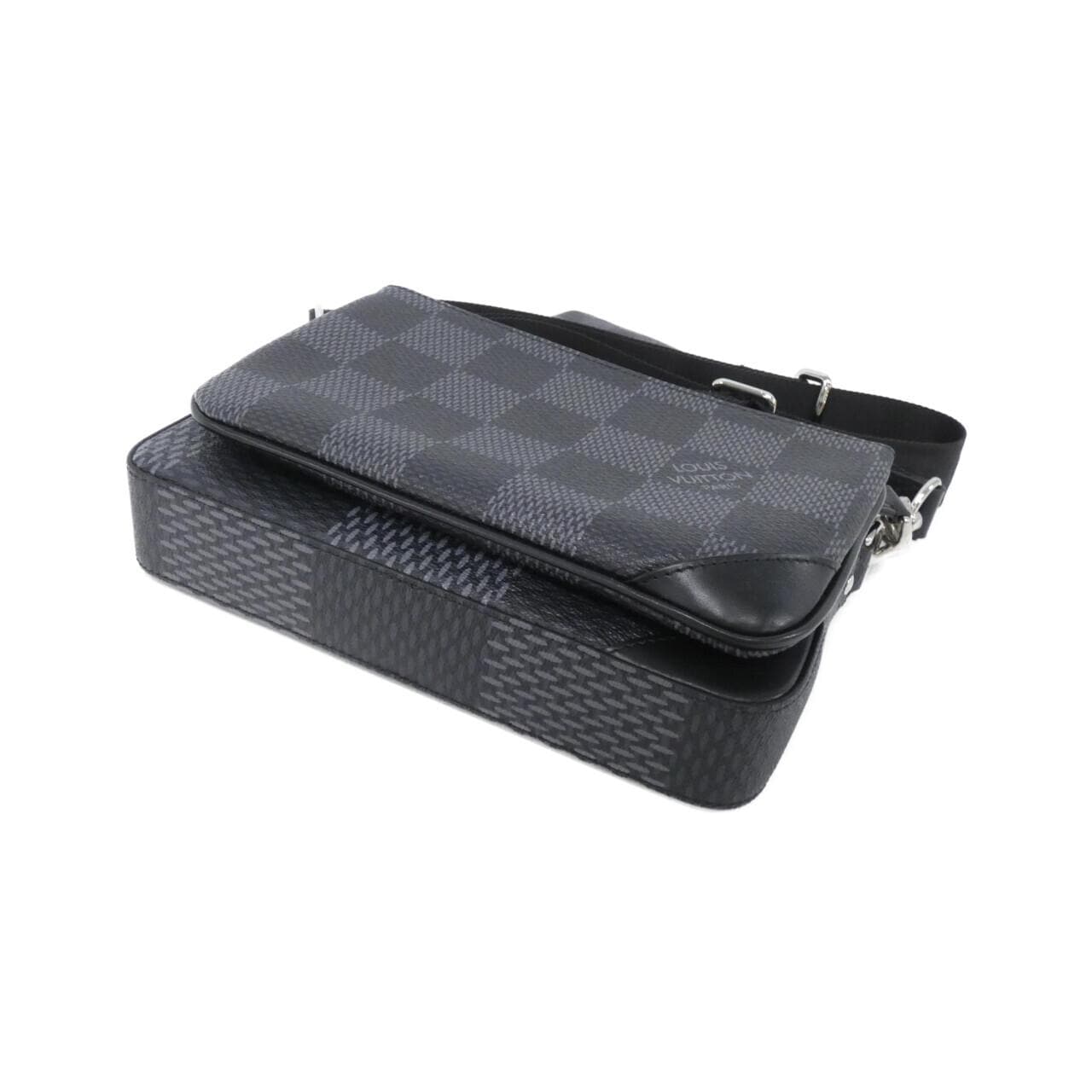 LOUIS VUITTON Damier Graphite 3D Trio 邮差包 N50017 单肩包